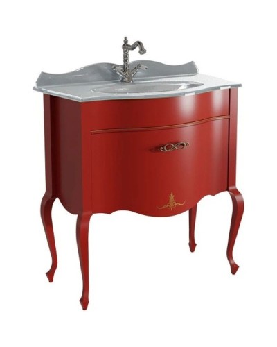 Тумба красный матовый 80,6 см Caprigo Bourget 11012-B014