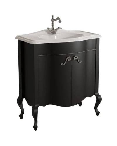 Тумба черный матовый 80,6 см Caprigo Bourget 11023-B042