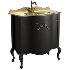 Тумба черный матовый 80,6 см Caprigo Bourget 11023-B042