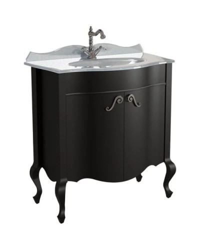 Тумба черный матовый 80,6 см Caprigo Bourget 11023-B042