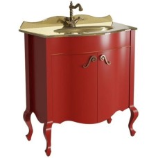 Тумба красный матовый 80,6 см Caprigo Bourget 11023-B014