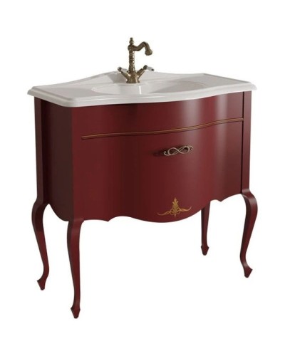 Тумба бордо матовый 90,6 см Caprigo Bourget 11013-B013