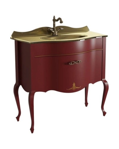 Тумба бордо матовый 90,6 см Caprigo Bourget 11013-B013