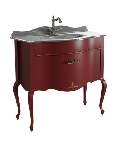 Тумба бордо матовый 90,6 см Caprigo Bourget 11013-B013