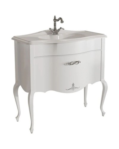 Тумба белый матовый 90,6 см Caprigo Bourget 11013-B016