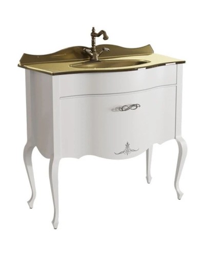 Тумба белый матовый 90,6 см Caprigo Bourget 11013-B016