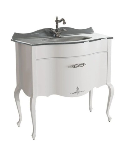 Тумба белый матовый 90,6 см Caprigo Bourget 11013-B016