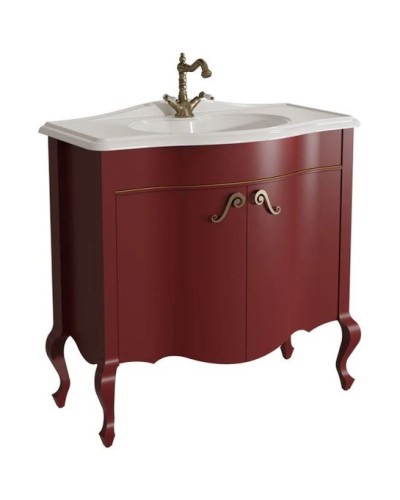 Тумба бордо матовый 90,6 см Caprigo Bourget 11024-B013