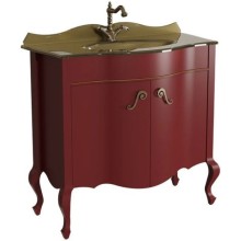 Тумба бордо матовый 90,6 см Caprigo Bourget 11024-B013