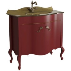 Тумба бордо матовый 90,6 см Caprigo Bourget 11024-B013