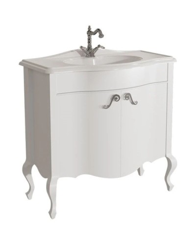 Тумба белый матовый 90,6 см Caprigo Bourget 11024-B016