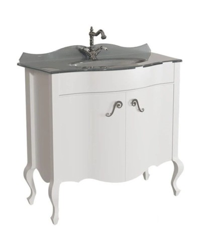 Тумба белый матовый 90,6 см Caprigo Bourget 11024-B016