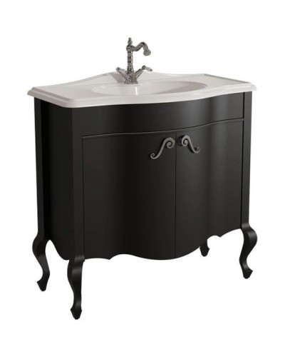 Тумба черный матовый 90,6 см Caprigo Bourget 11024-B042