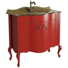 Тумба красный матовый 90,6 см Caprigo Bourget 11024-B014