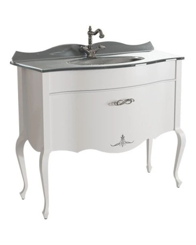 Тумба белый матовый 101,6 см Caprigo Bourget 11014-B016