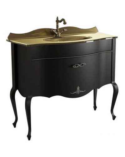 Тумба черный матовый 101,6 см Caprigo Bourget 11014-B042