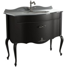 Тумба черный матовый 101,6 см Caprigo Bourget 11014-B042