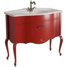 Тумба красный матовый 101,6 см Caprigo Bourget 11014-B014