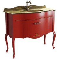 Тумба красный матовый 101,6 см Caprigo Bourget 11014-B014