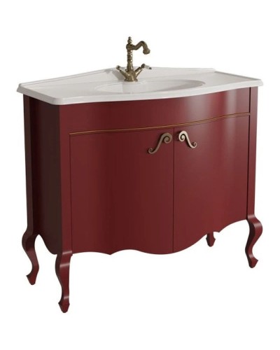 Тумба бордо матовый 101,6 см Caprigo Bourget 11026-B013