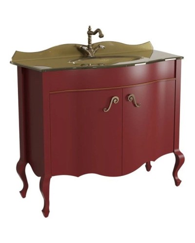 Тумба бордо матовый 101,6 см Caprigo Bourget 11026-B013