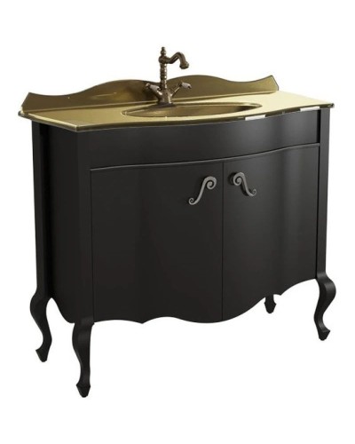 Тумба черный матовый 101,6 см Caprigo Bourget 11026-B042