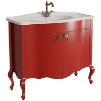 Тумба красный матовый 101,6 см Caprigo Bourget 11026-B014