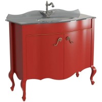 Тумба красный матовый 101,6 см Caprigo Bourget 11026-B014