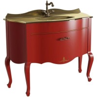 Тумба красный матовый 115 см Caprigo Bourget 11016-B014