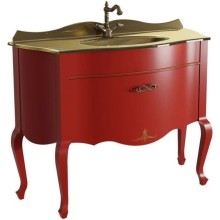 Тумба красный матовый 115 см Caprigo Bourget 11016-B014