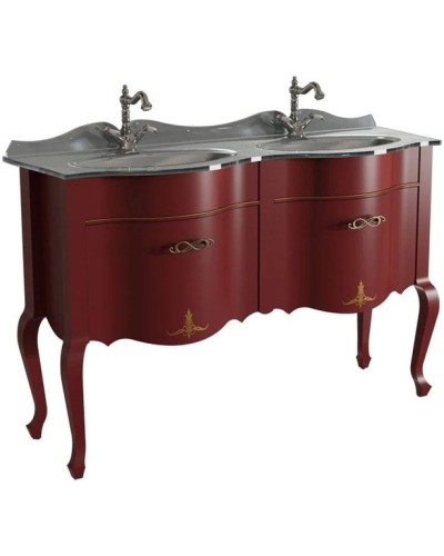 Тумба бордо матовый 130,6 см Caprigo Bourget 11017-B013