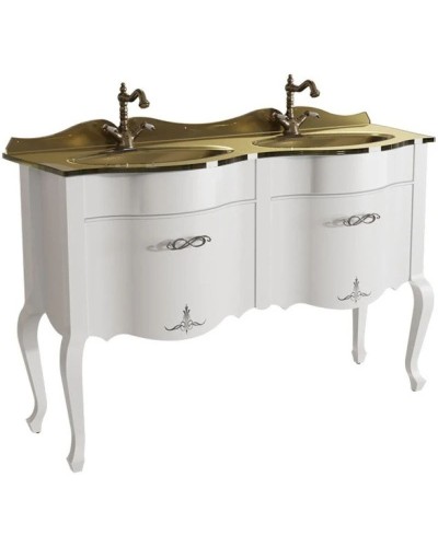 Тумба белый матовый 130,6 см Caprigo Bourget 11017-B016