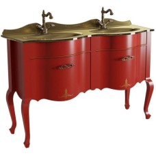 Тумба красный матовый 130,6 см Caprigo Bourget 11017-B014