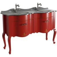 Тумба красный матовый 130,6 см Caprigo Bourget 11017-B014