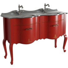 Тумба красный матовый 130,6 см Caprigo Bourget 11017-B014