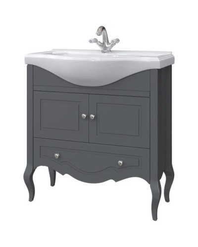 Тумба графит матовый 80,8 см Caprigo Verona 33523-TP810