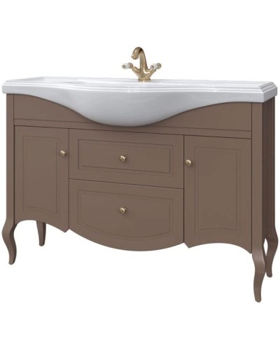 Тумба шоколад матовый 121 см Caprigo Verona 33522-TP809