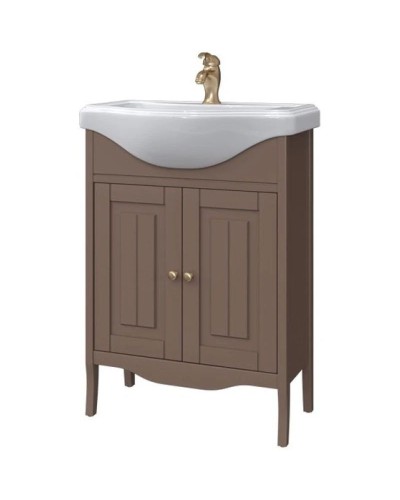 Тумба шоколад матовый 61,4 см Caprigo Genova 34410-TP809