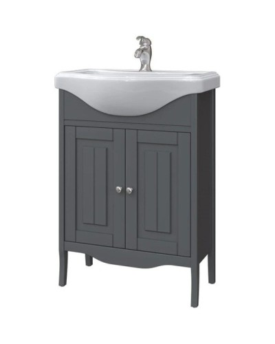 Тумба графит матовый 61,4 см Caprigo Genova 34410-TP810