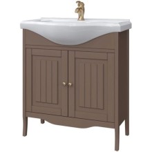 Тумба шоколад матовый 76,6 см Caprigo Genova 34411-TP809