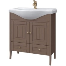 Тумба шоколад матовый 76,6 см Caprigo Genova 34412-TP809