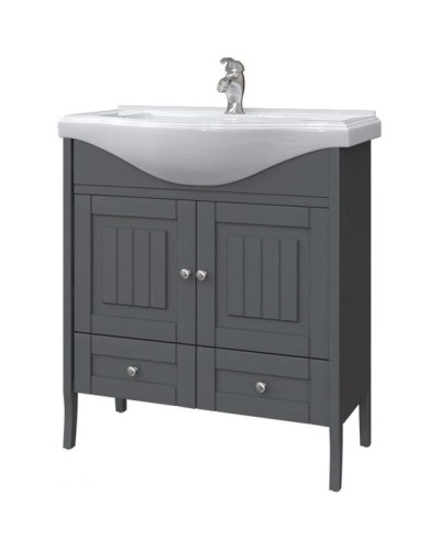 Тумба графит матовый 76,6 см Caprigo Genova 34412-TP810