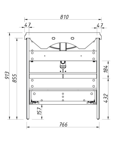 Тумба графит матовый 76,6 см Caprigo Genova 34412-TP810