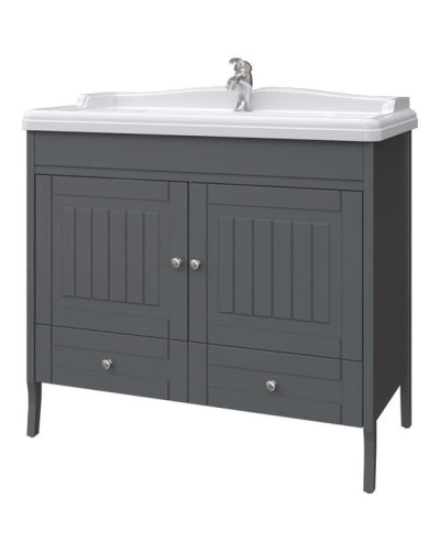 Тумба графит матовый 98 см Caprigo Genova 34416-TP810