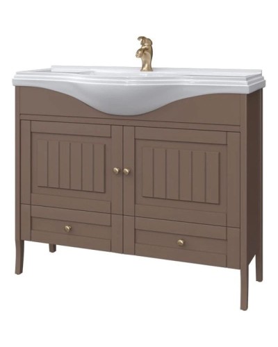 Тумба шоколад матовый 101 см Caprigo Genova 34415-TP809