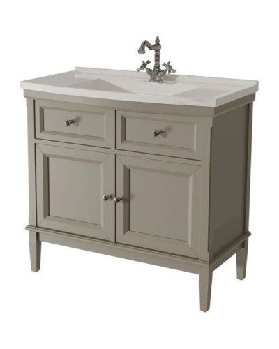 Тумба серый матовый 89,2 см Caprigo Jardin 10413-B021