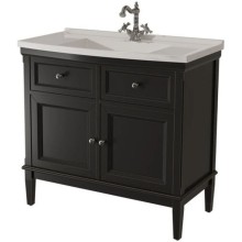 Тумба черный матовый 89,2 см Caprigo Jardin 10413-B032