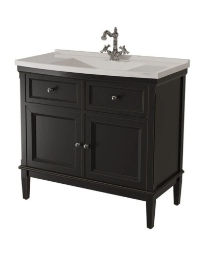 Тумба черный матовый 89,2 см Caprigo Jardin 10413-B032