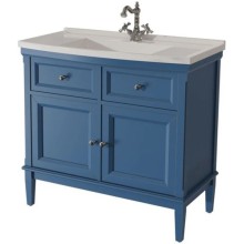 Тумба синий матовый 89,2 см Caprigo Jardin 10413-B036