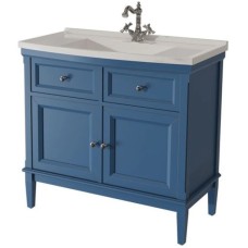 Тумба синий матовый 89,2 см Caprigo Jardin 10413-B036